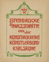 Steindrucke und Holzschnitte (1899)