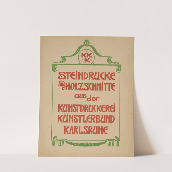 Steindrucke und Holzschnitte (1899) by Emil Rudolf Weiss