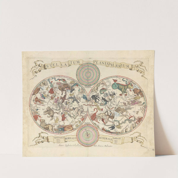 Stellatum Planisphaerium (circa 1675) by Louis Vlasblom