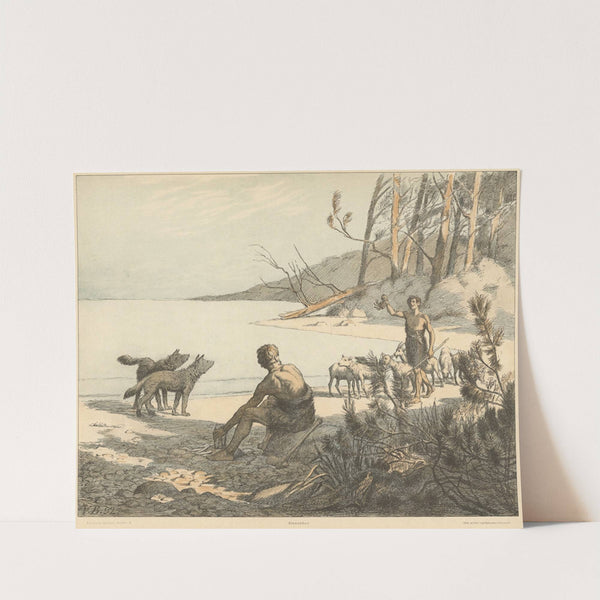 Stenalder (Stone Age) by Gustav Vilhelm Blom