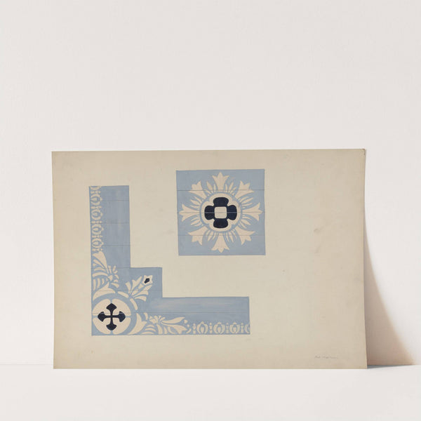 Stencil of Ceiling (Mariner's Church) by James McLellan