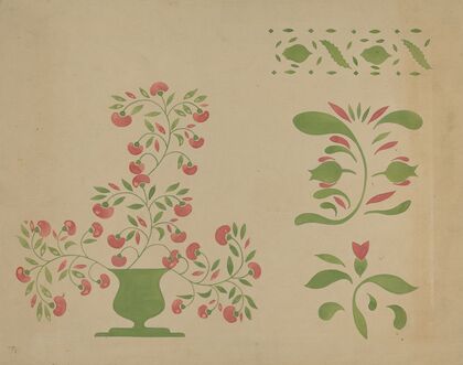 Stencil Wall Decoration