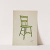 Stencilled Chair - One of Set of Six by Lawrence Flynn