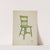 Stencilled Chair - One of Set of Six by Lawrence Flynn