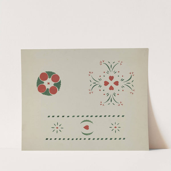 Stencilled Wall by Ray Holden