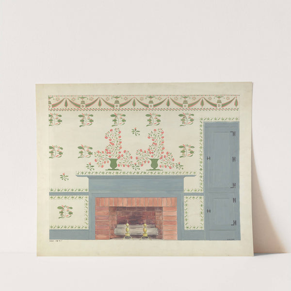 Stencilled Wall by Ray Holden