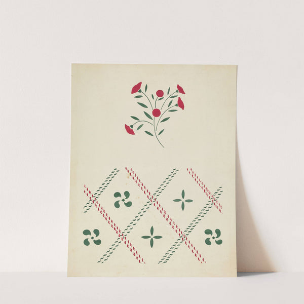 Stencilled Wall by Ray Holden