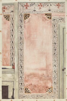 Stencilled Wall