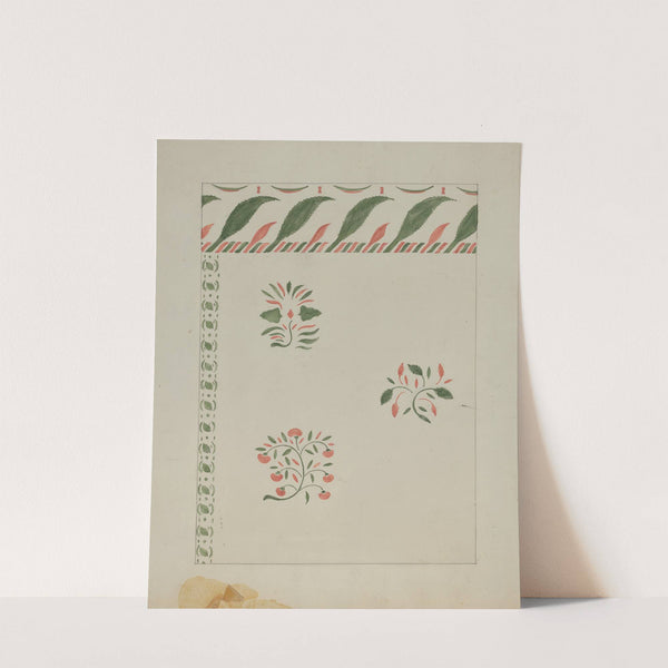 Stencilled Wall by Ray Holden