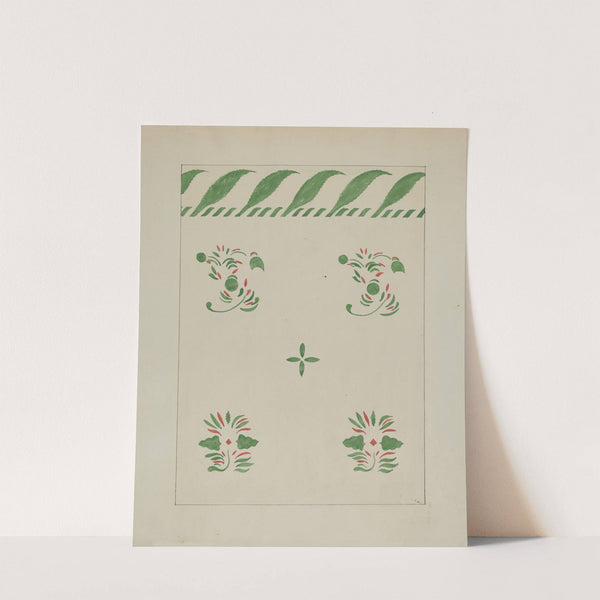 Stencilled Wall by Ray Holden