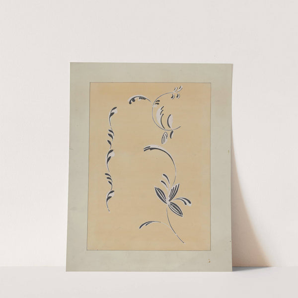 Stencilled Wall Decoration by Ray Holden