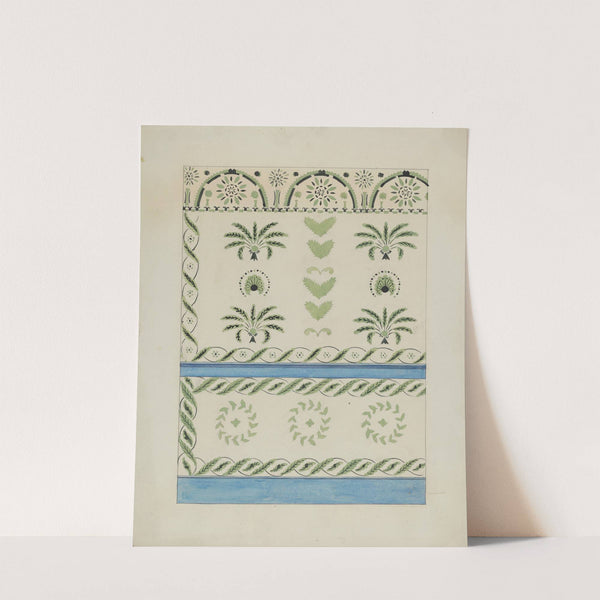 Stencilled Wall Decoration by Ray Holden