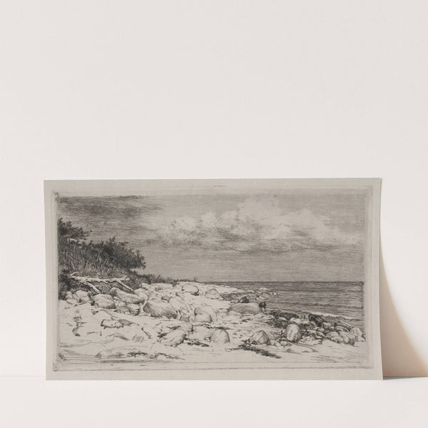 Stenet Strandbred (1889) by Carl Bloch