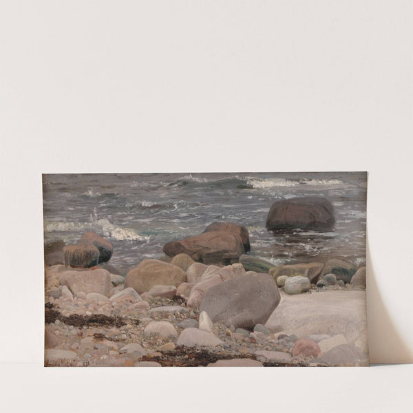 Stenstudie, Hvaler (1872) by Amaldus Nielsen