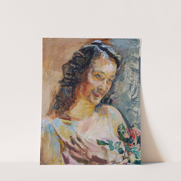 Stephanie Maurer ('Rosenbild') by Franz Wiegele