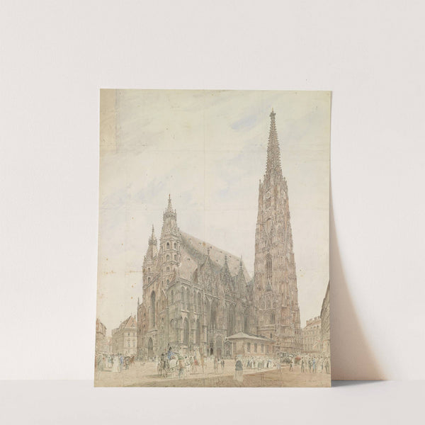 Stephansdom in Wien by Jakob Alt