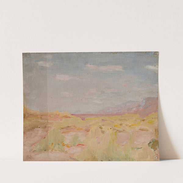 Steppe (Transcaspian Land) From the journey to Turkestan by Jan Ciągliński