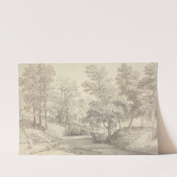 Stepping Stones on the River Duddon, Lake District by Joseph Farington