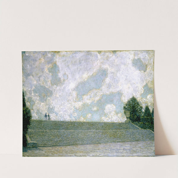 Steps of the Palace at Versailles (Les Marches du Palais Versailles) (1925) by Henri Le Sidaner