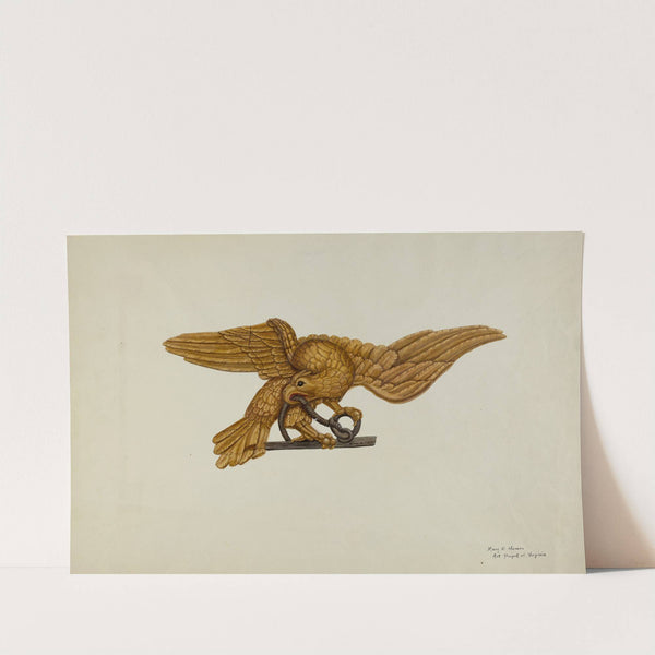 Stern Piece - Eagle by Mary E. Humes