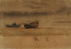 Stern View of Two Rowboats, England