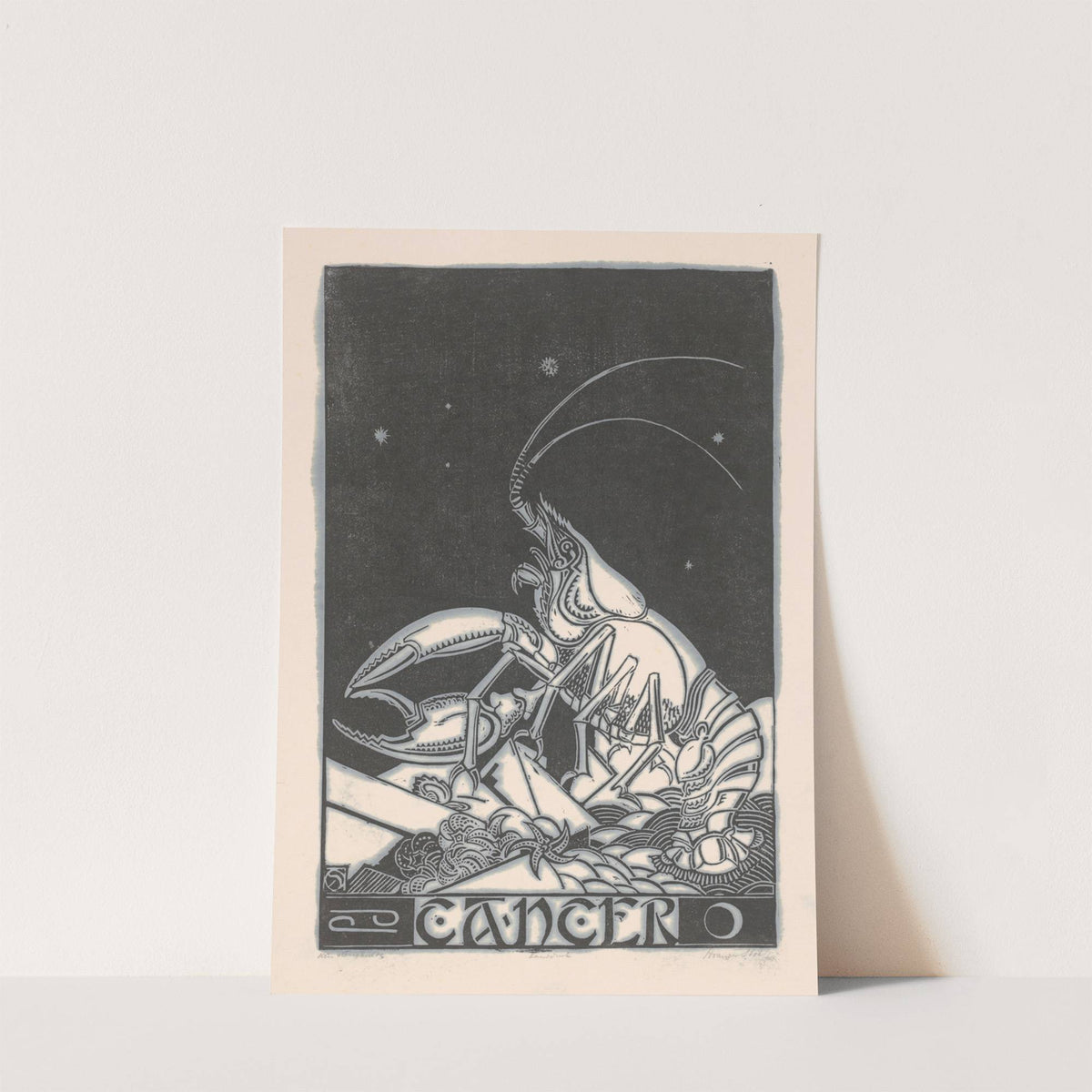 Sterrenbeeld kreeft (1880 - 1946) by Henri van der Stok