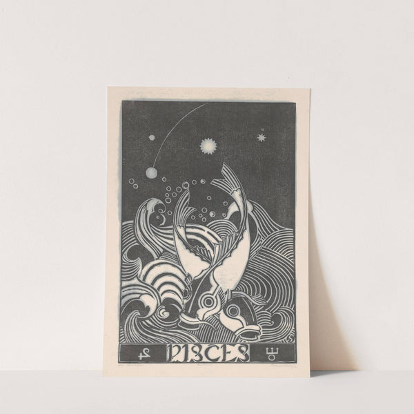 Sterrenbeeld vissen (1880 - 1946) by Henri van der Stok