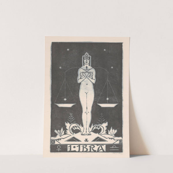 Sterrenbeeld weegschaal (1880 - 1946) by Henri van der Stok