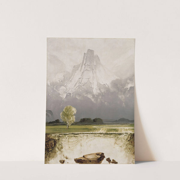 Stetind med bjerk by Peder Balke