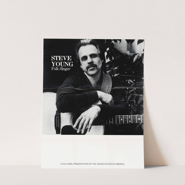 Steve Young Folk Singer by U.S. Information Agency