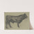 Stier nach rechts stehend by Alfred Schnaars