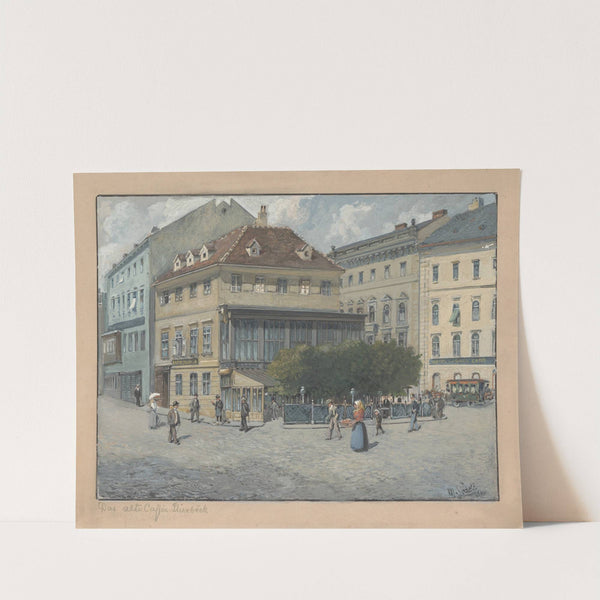 Stierböcks Kaffeehaus (Café Stierböck) bei der Ferdinandsbrücke (2., Praterstraße 6; demoliert 1903) (1903) by Moritz Ledeli