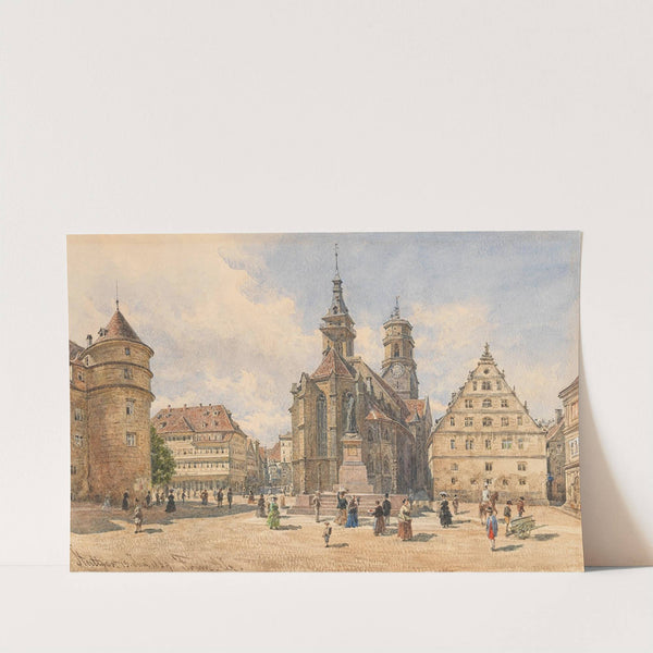 Stiftskirche Stuttgart (1869) by Franz Alt