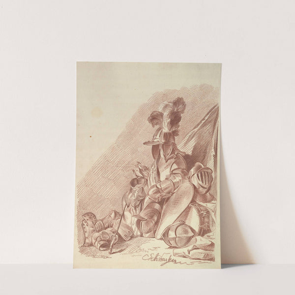 Still Life; Armor, Sword, Snare Drum (1765–1810) by Jakob Matthias Schmutzer