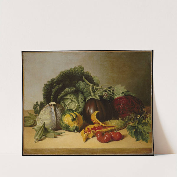 Still Life, Balsam Apple and Vegetables by James Peale
