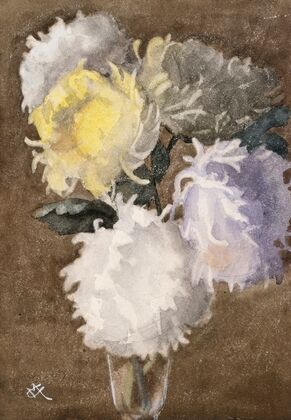 Still Life of Chrysanthemums