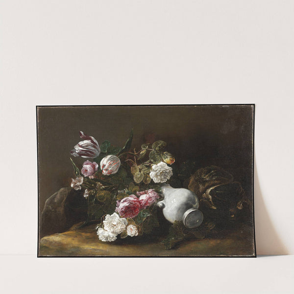 Still Life of Flowers and an Overturned Jug (circa 1659) by Jan Fyt