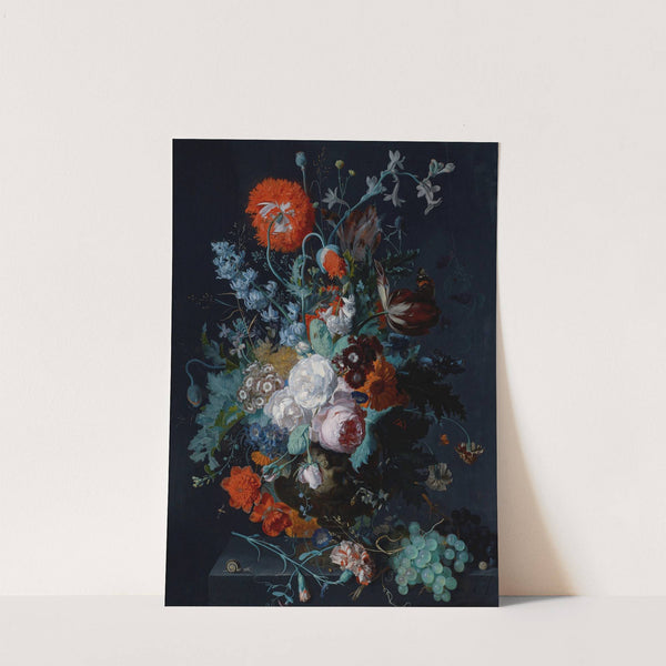Still Life of Flowers and Fruit  by Jan van Huysum