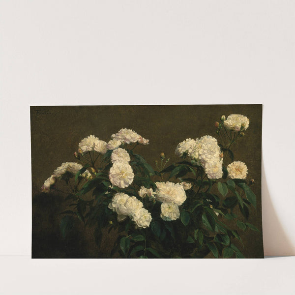 Still Life of White Roses by Henri Fantin-Latour