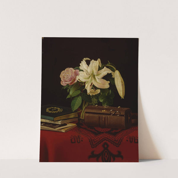 Still Life On A Lady's Worktable by Ferdinand von Wright