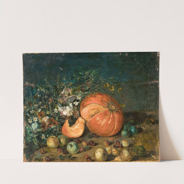 Still life (pumpkins and fruit) by Martín Boneo