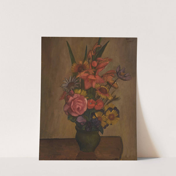 Still Life, Vase with Flowers (1925) by Mark Gertler