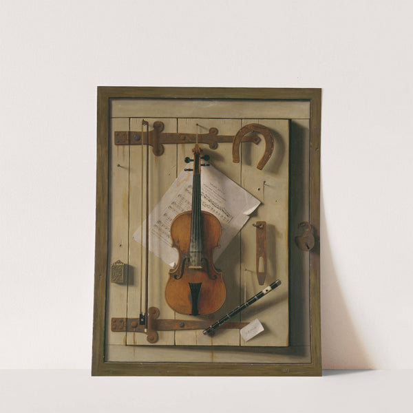 Still Life—Violin and Music by William Michael Harnett