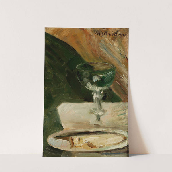 Still life with a chalice and a plate (1901) by Lovis Corinth