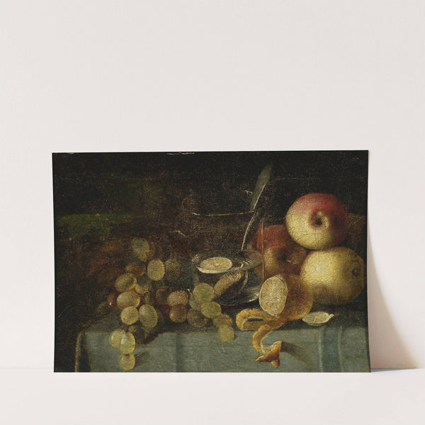 Still life with a glass by Jan Chrucki