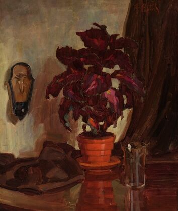 Still life with a holy statue — size preview