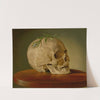 Still Life with a Skull and a Forget-Me-Not by Vojtech Klimkovič