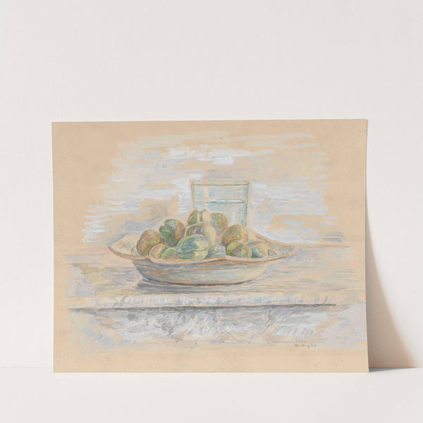 Still life with almonds (1930) by Zygmunt Waliszewski