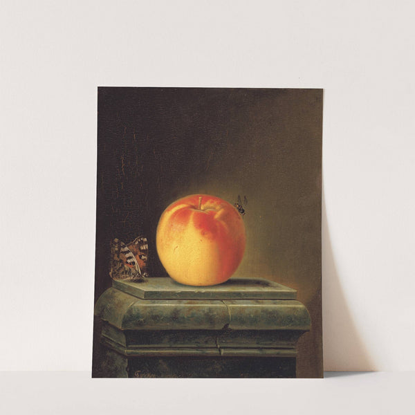 Still Life With Apple And Insects by Justus Juncker