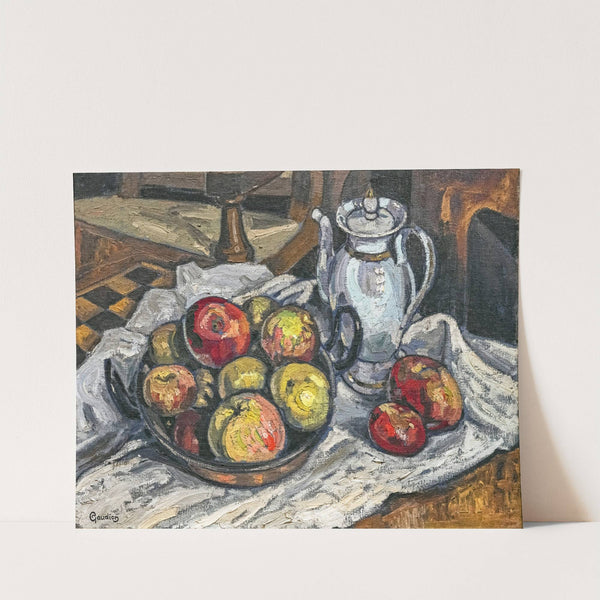 Still life with apples by Georges Gaudion